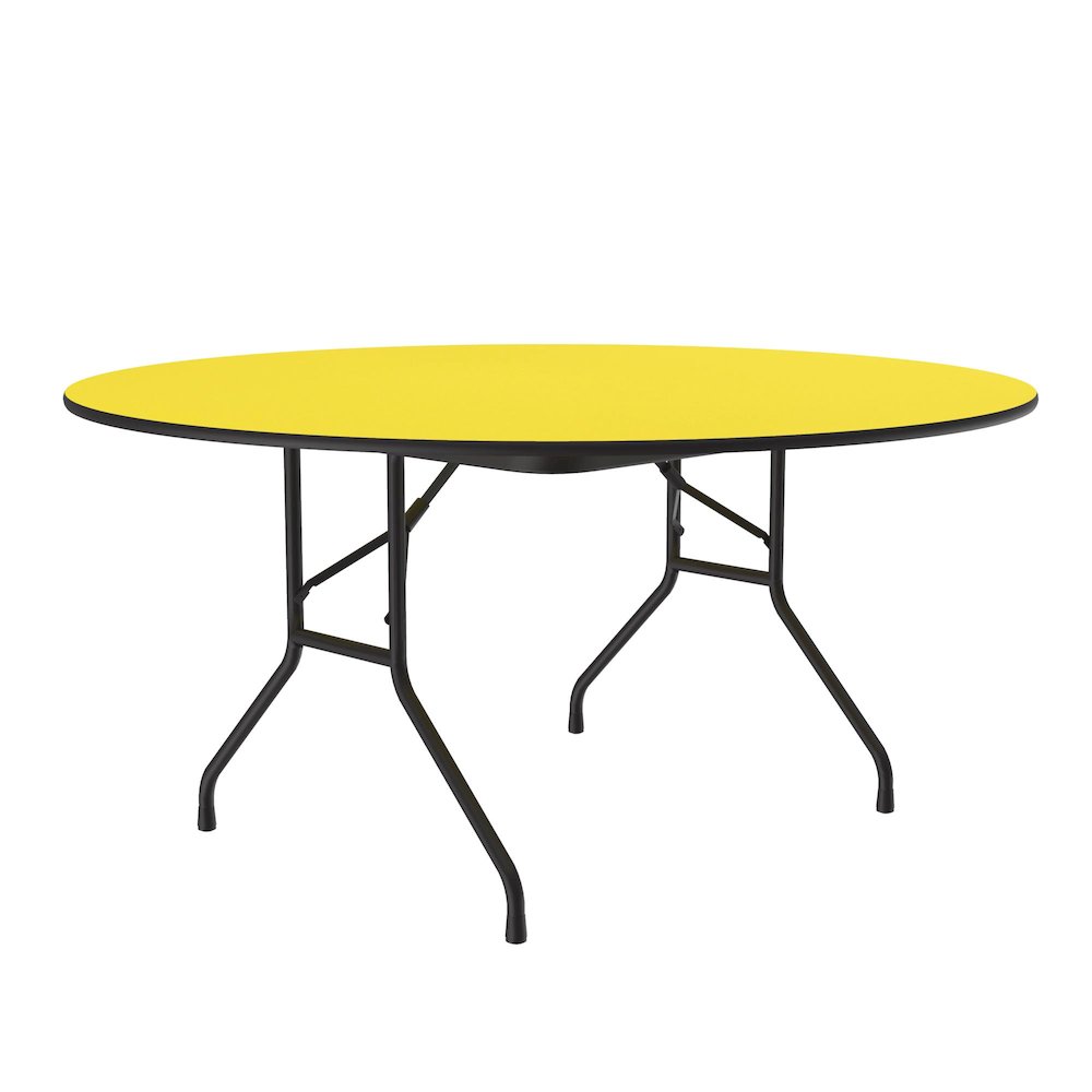 Deluxe High Pressure Top Folding Table 60x60". Picture 4
