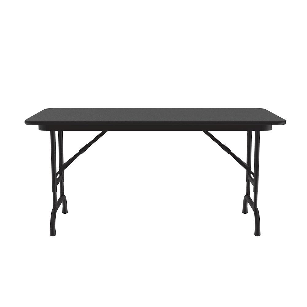 Adjustable Height Econoline Melamine Top Folding Table 24x48". Picture 3