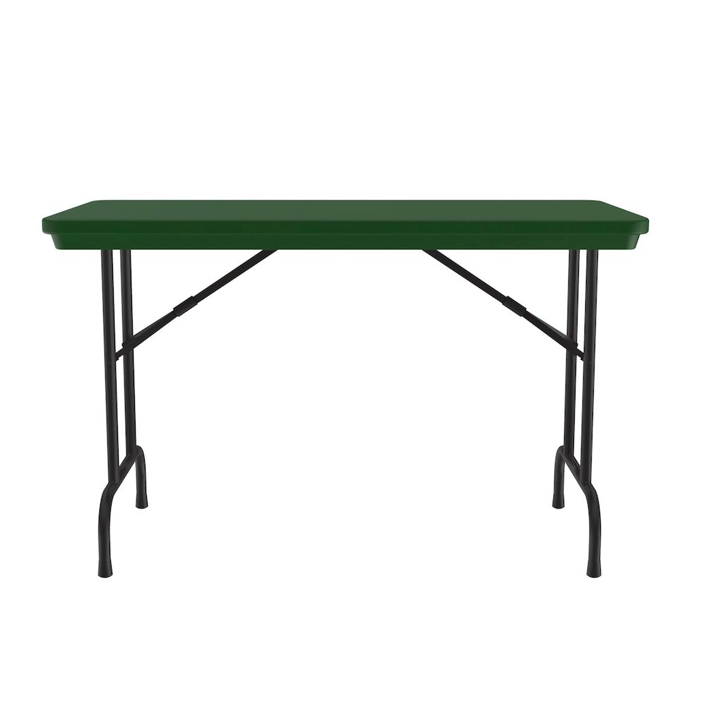 Commercial Blow-Molded Plastic Folding Table 24x48". Picture 10