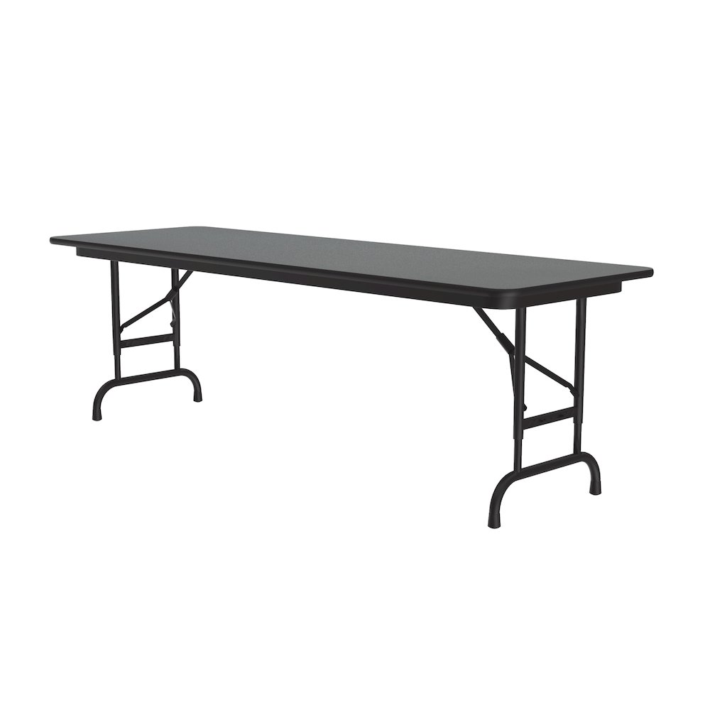 Adjustable Height High Pressure Top Folding Table 24x72". Picture 4