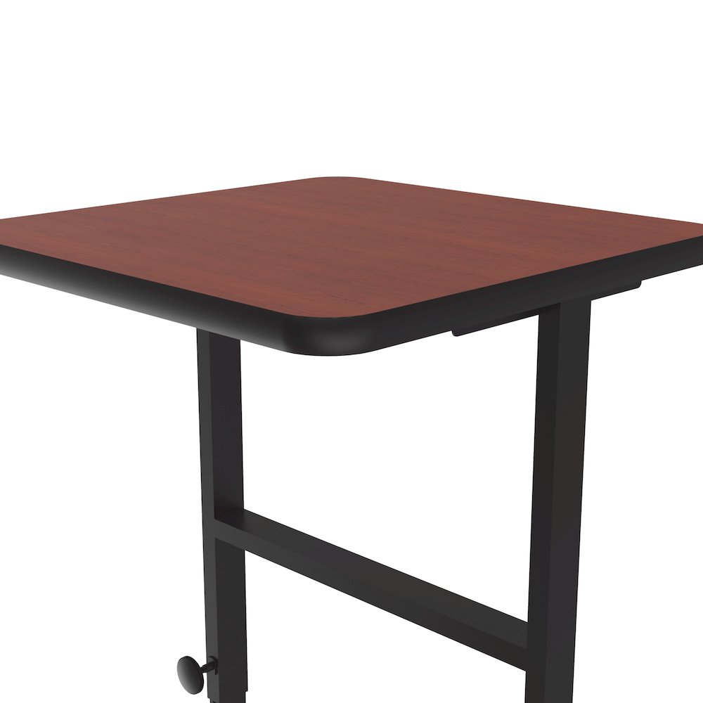 High-Pressure Laminate Top Adjustable Standing  Height Work Station 20x24. Picture 11