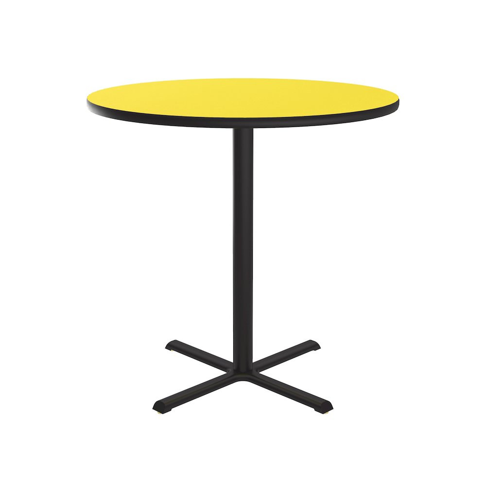 Bar Stool/Standing Height Deluxe High-Pressure Café and Breakroom Table 36x36. Picture 3