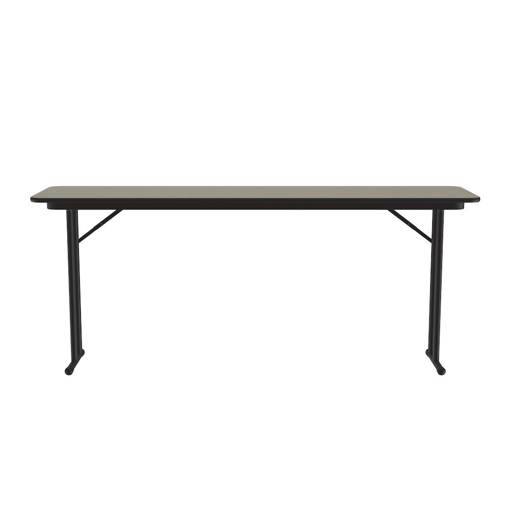 Deluxe High-Pressure Folding Seminar Table with Off-Set Leg 18x72". Picture 11