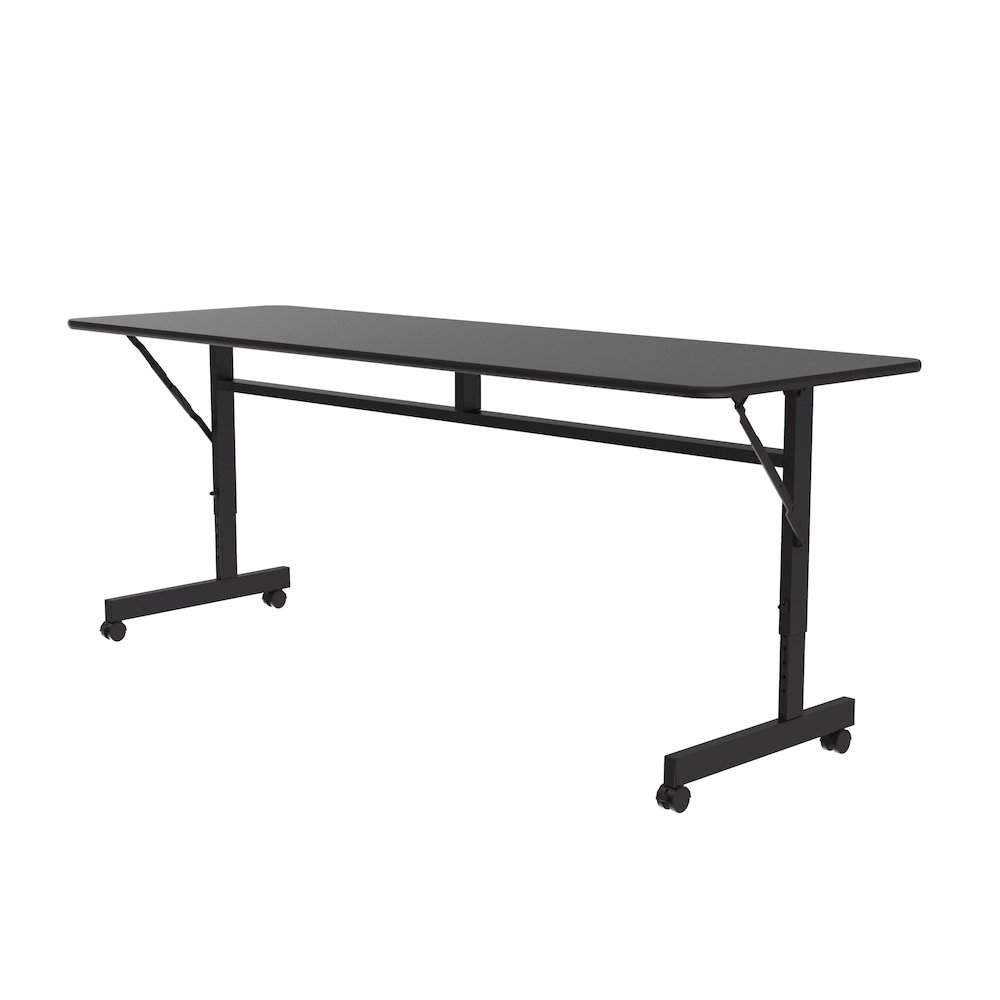 3/4" Thermal Fused Laminate Top Flip Top Table. Picture 1