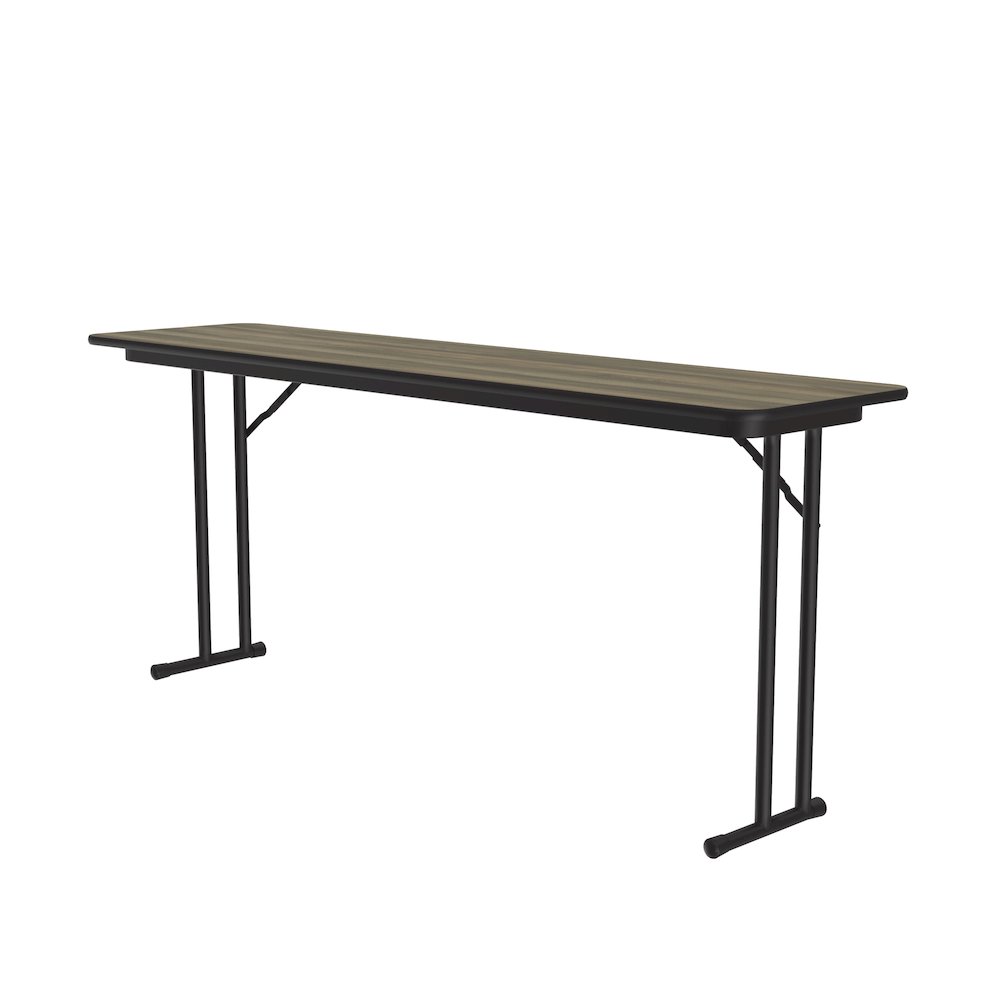 Deluxe High-Pressure Folding Seminar Table with Off-Set Leg 18x72". Picture 7