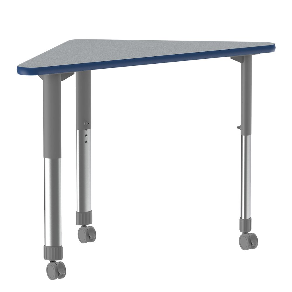 Commercial Lamiante Top Collaborative Desk with Casters 41x23". Picture 8