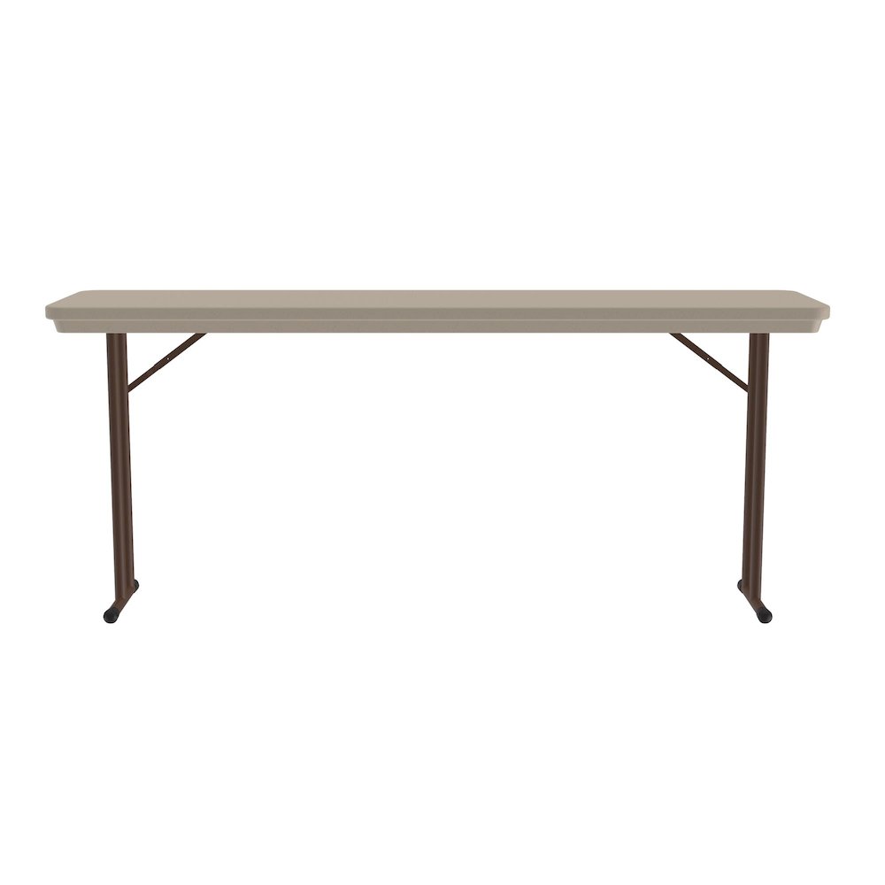 Correctional Tamper-Resistant Blow-Molded Plastic Folding Table 18x72. Picture 5