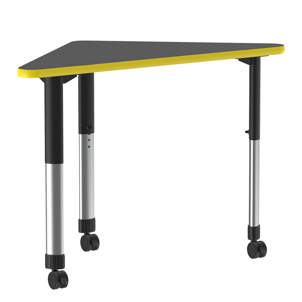 Deluxe High Pressure Collaborative Desk with Casters 41x23". Picture 10