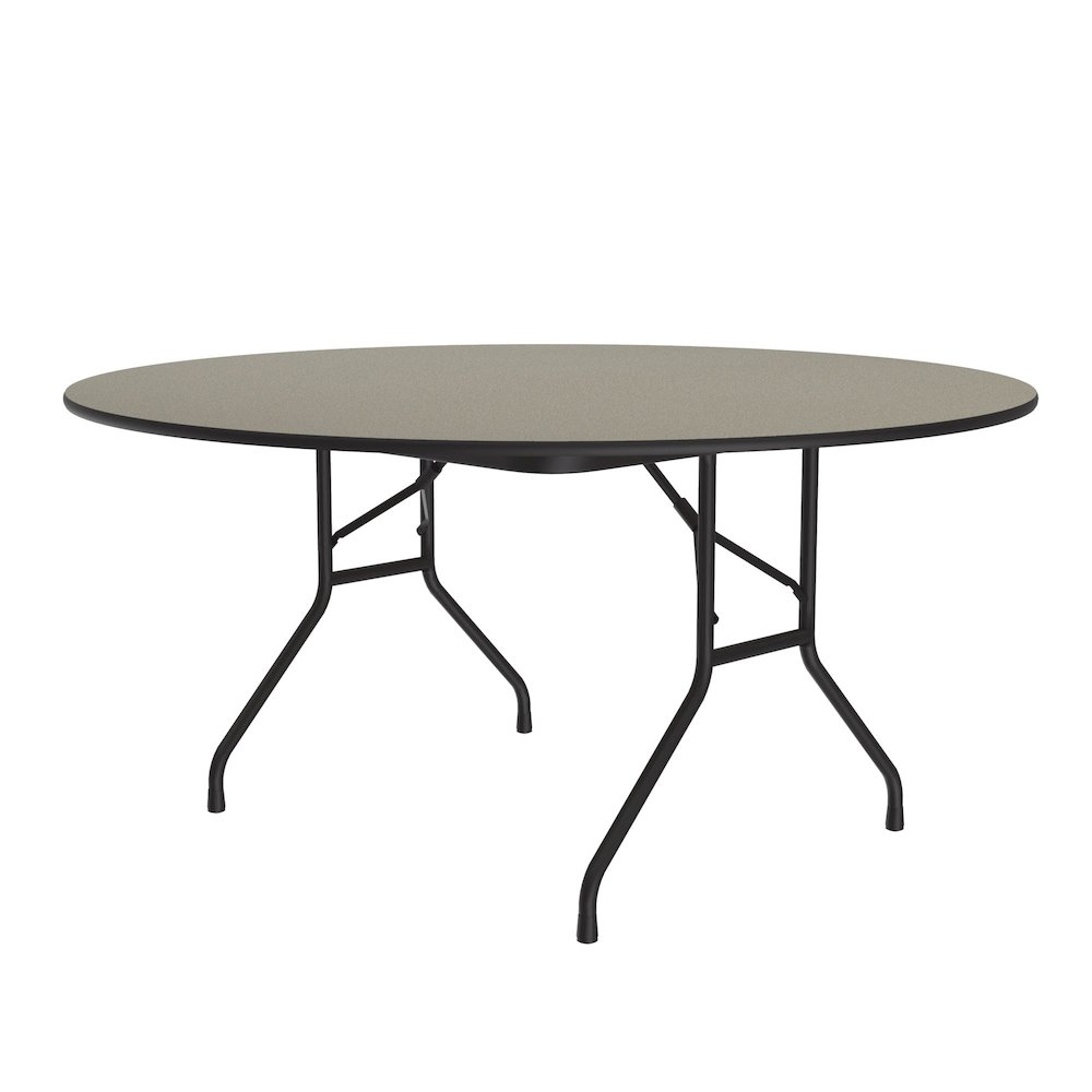 Deluxe High Pressure Top Folding Table 60x60". Picture 1