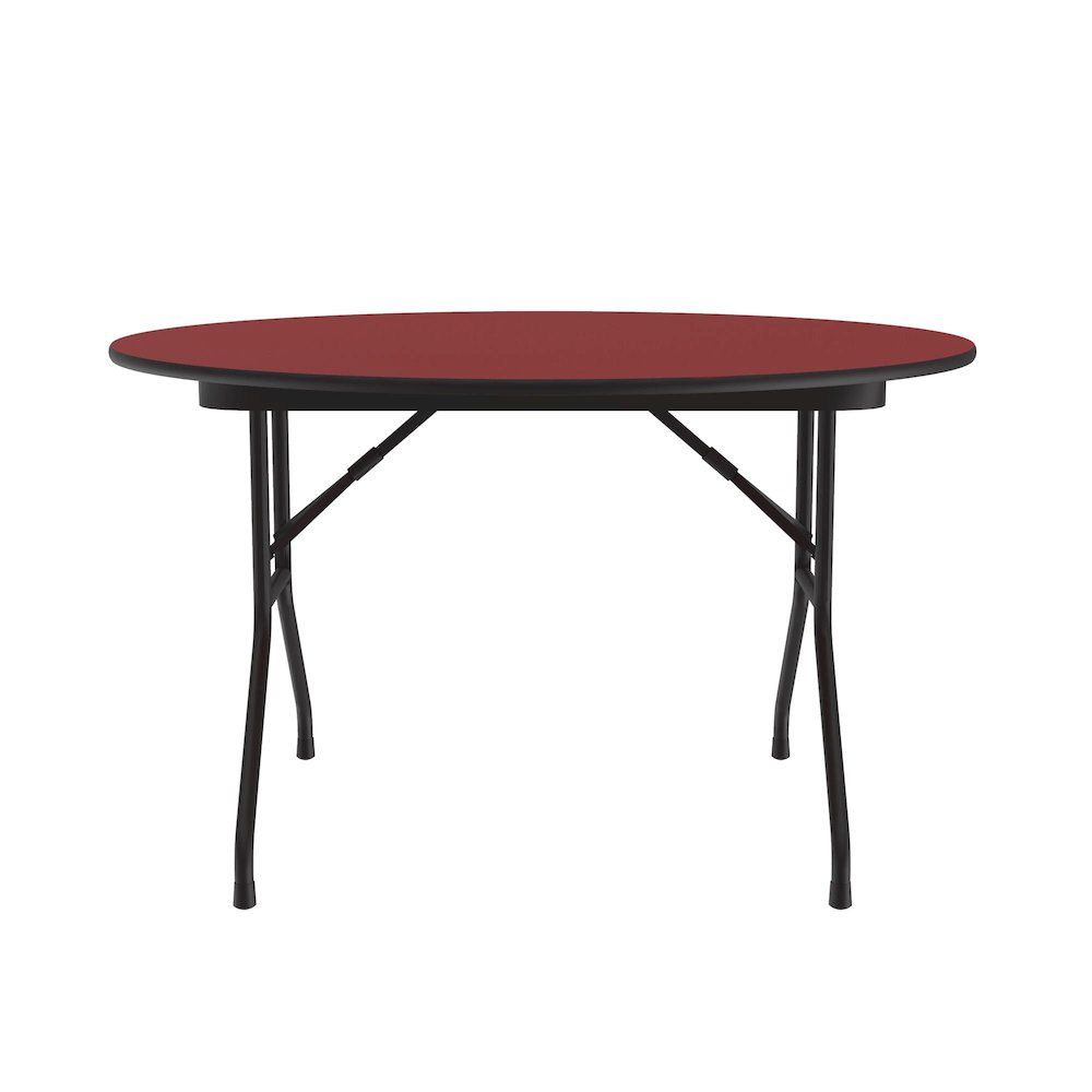 Deluxe High Pressure Top Folding Table 48x48". Picture 5
