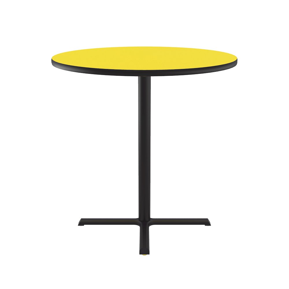 Bar Stool/Standing Height Deluxe High-Pressure Café and Breakroom Table 36x36. Picture 10