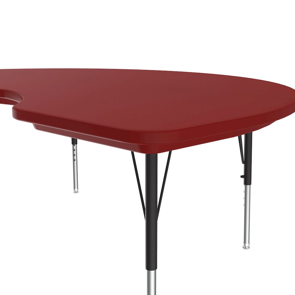 Commercial Blow-Molded Plastic Top Activity Tables 48x72". Picture 12