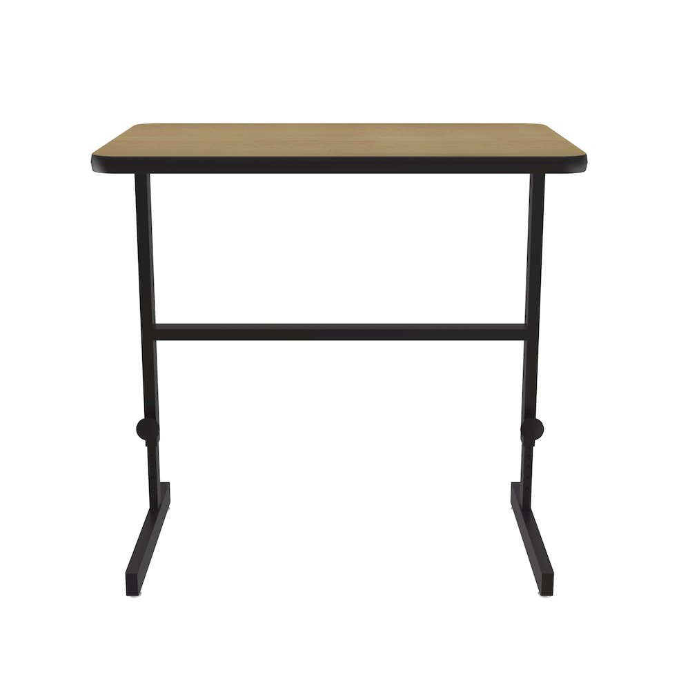High-Pressure Laminate Top Adjustable Standing  Height Work Station 24x36. Picture 5
