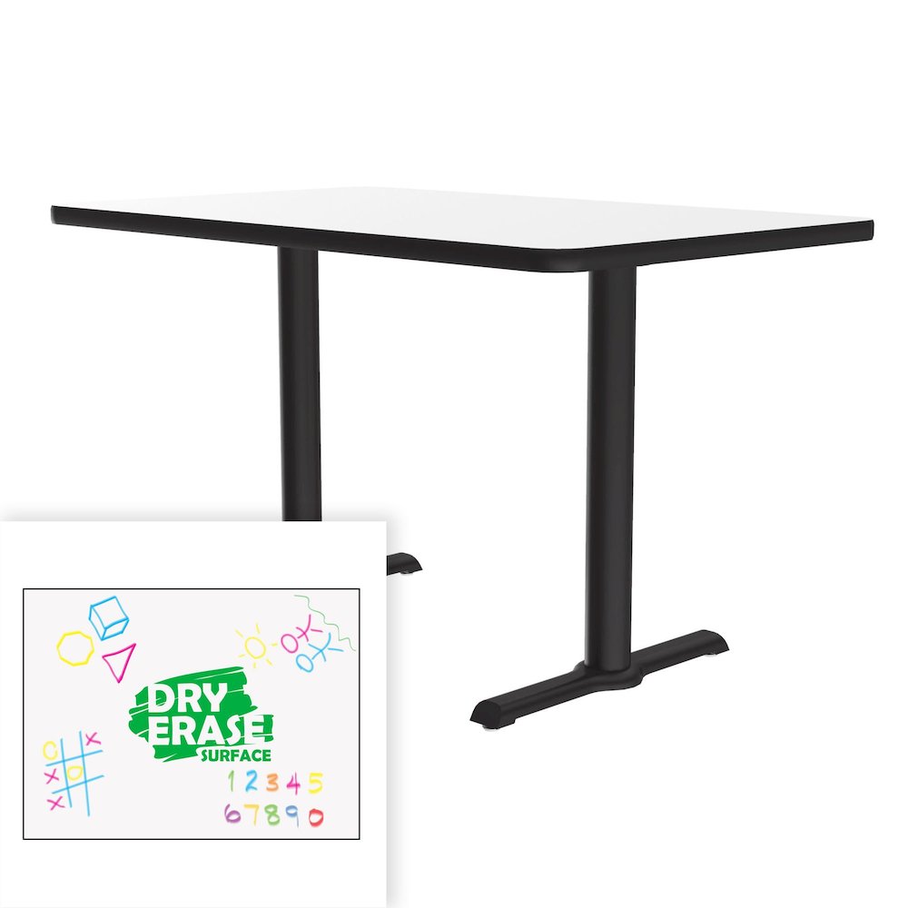 Markerboard-Dry Erase Table Height Café and Breakroom Table 30x60. Picture 11