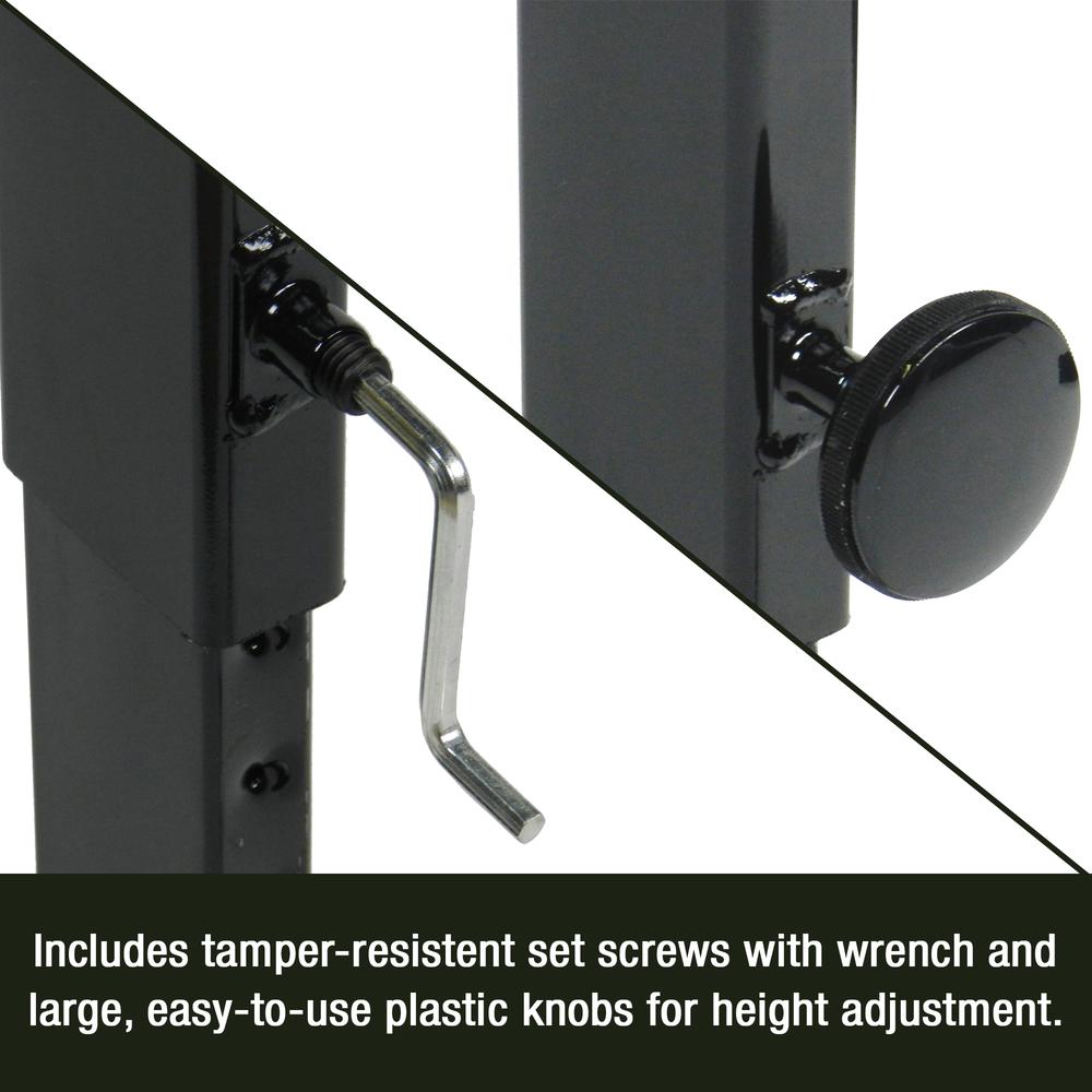 Commercial Laminate Top Adjustable Standing  Height Work Station 24x36", RECTANGULAR, WALNUT BLACK. Picture 2