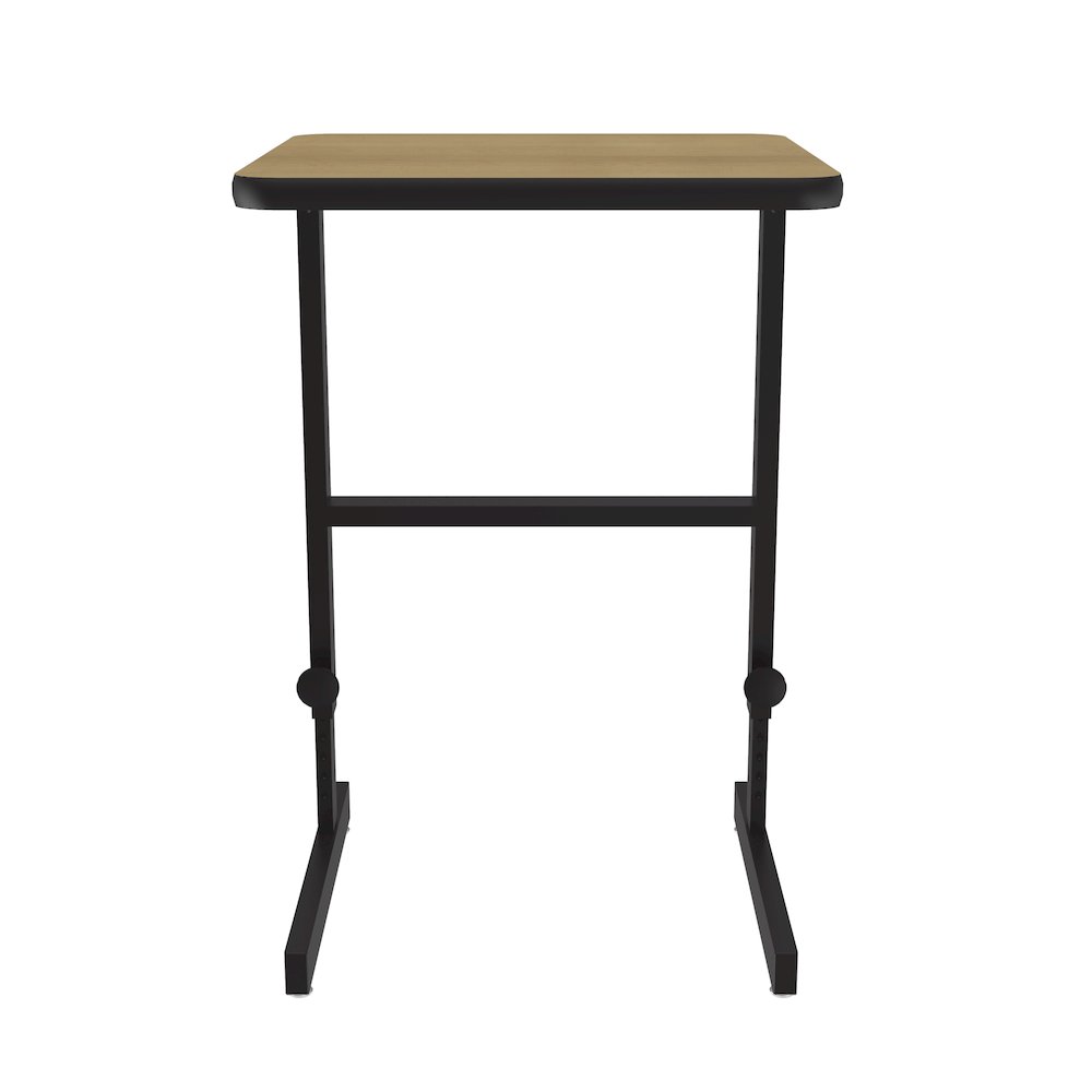 High-Pressure Laminate Top Adjustable Standing  Height Work Station 20x24. Picture 4