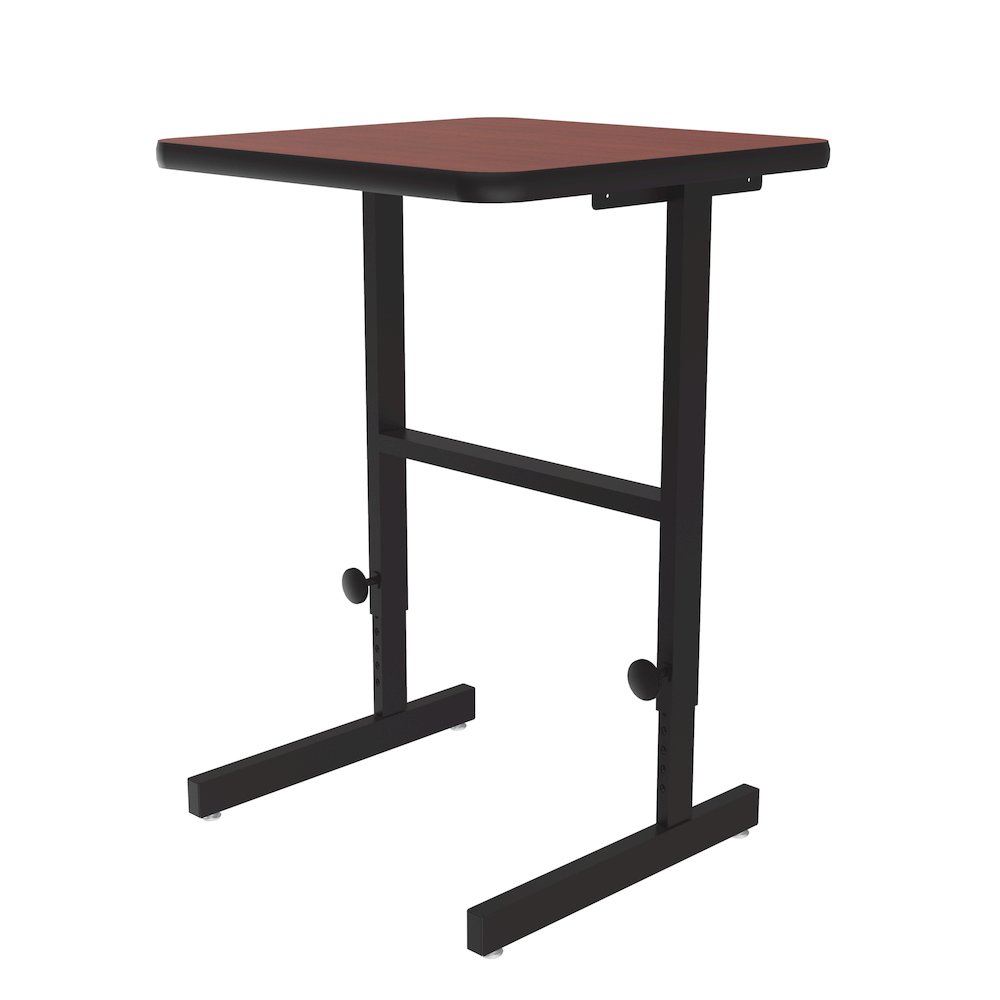 High-Pressure Laminate Top Adjustable Standing  Height Work Station 20x24. Picture 10