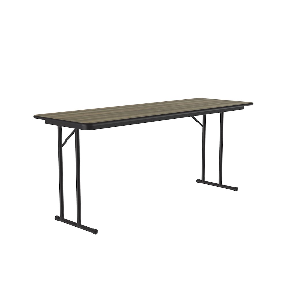 Deluxe High-Pressure Folding Seminar Table with Off-Set Leg 24x72". Picture 10