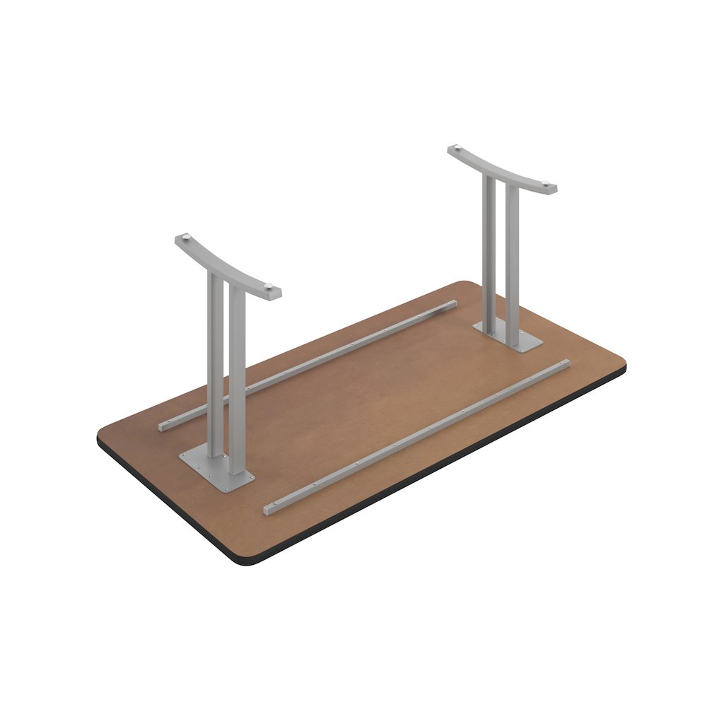 Deluxe High-PressureCurvature Collection Executive Desk / Table 30x72". Picture 11