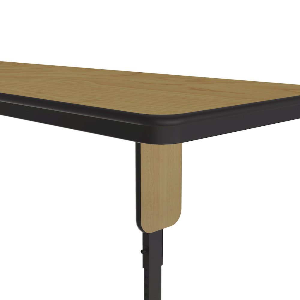 Adjustable Height Deluxe High-Pressure Folding Table with Panel Leg 24x96. Picture 9
