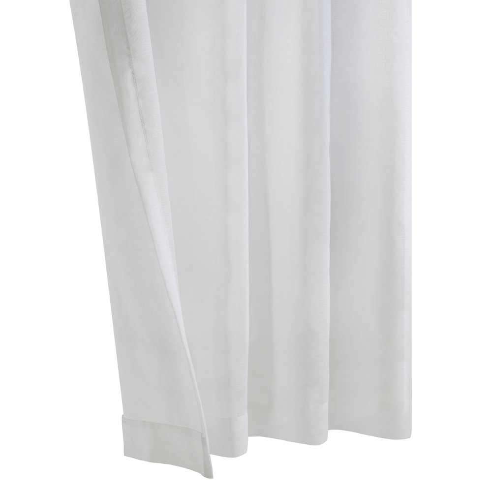 Daphne Sheer Grommet Curtain Panel 52 x 84 in White. Picture 3