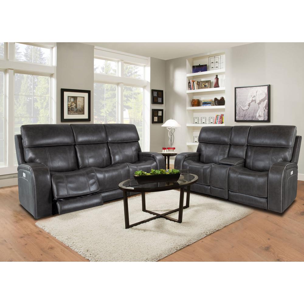 Glenwood Power Recliner w/Power Head Rest & Power Lumbar (Lay Flat). Picture 14