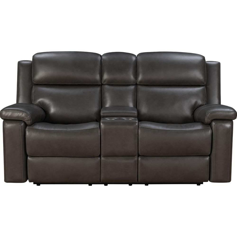Power Reclining Console Loveseat, Power Head Rests, Power Lumbar, Heat & Massage. Picture 1