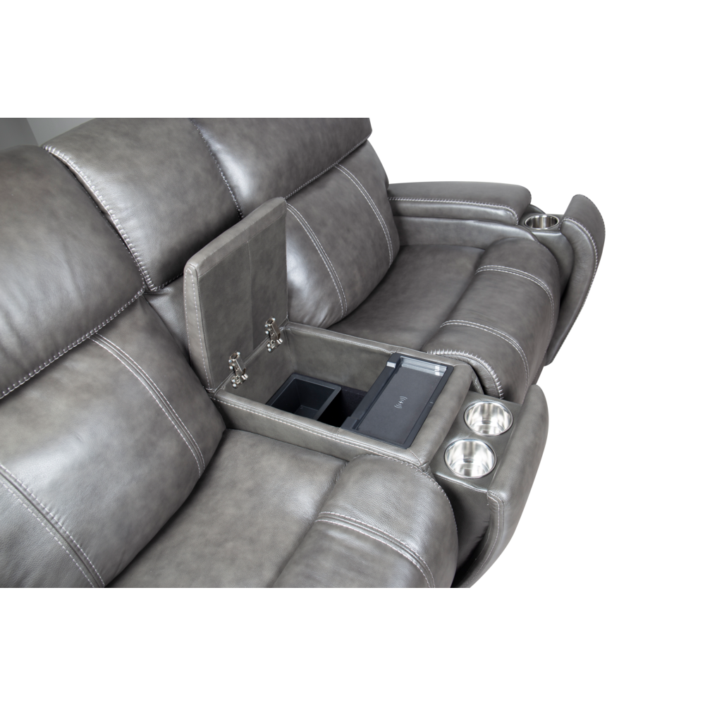 Glenwood Power Recliner w/Power Head Rest & Power Lumbar (Lay Flat). Picture 26