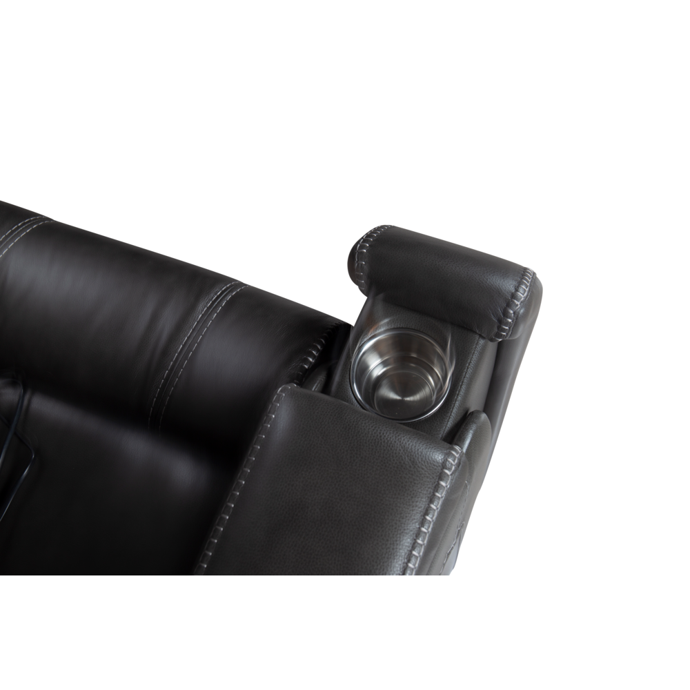 Glenwood Power Recliner w/Power Head Rest & Power Lumbar (Lay Flat). Picture 11