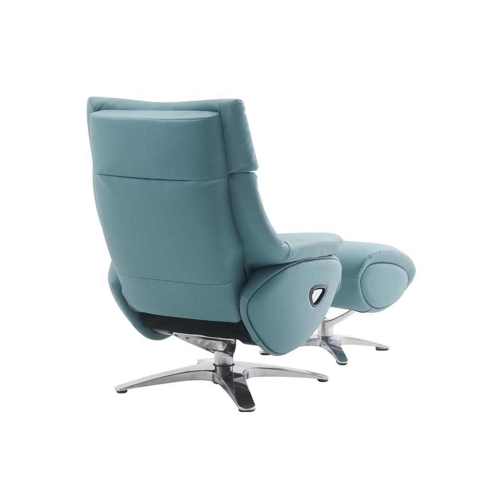 Axel 360 Degree Swivel Pedestal Recliner w/Ottoman. Picture 1