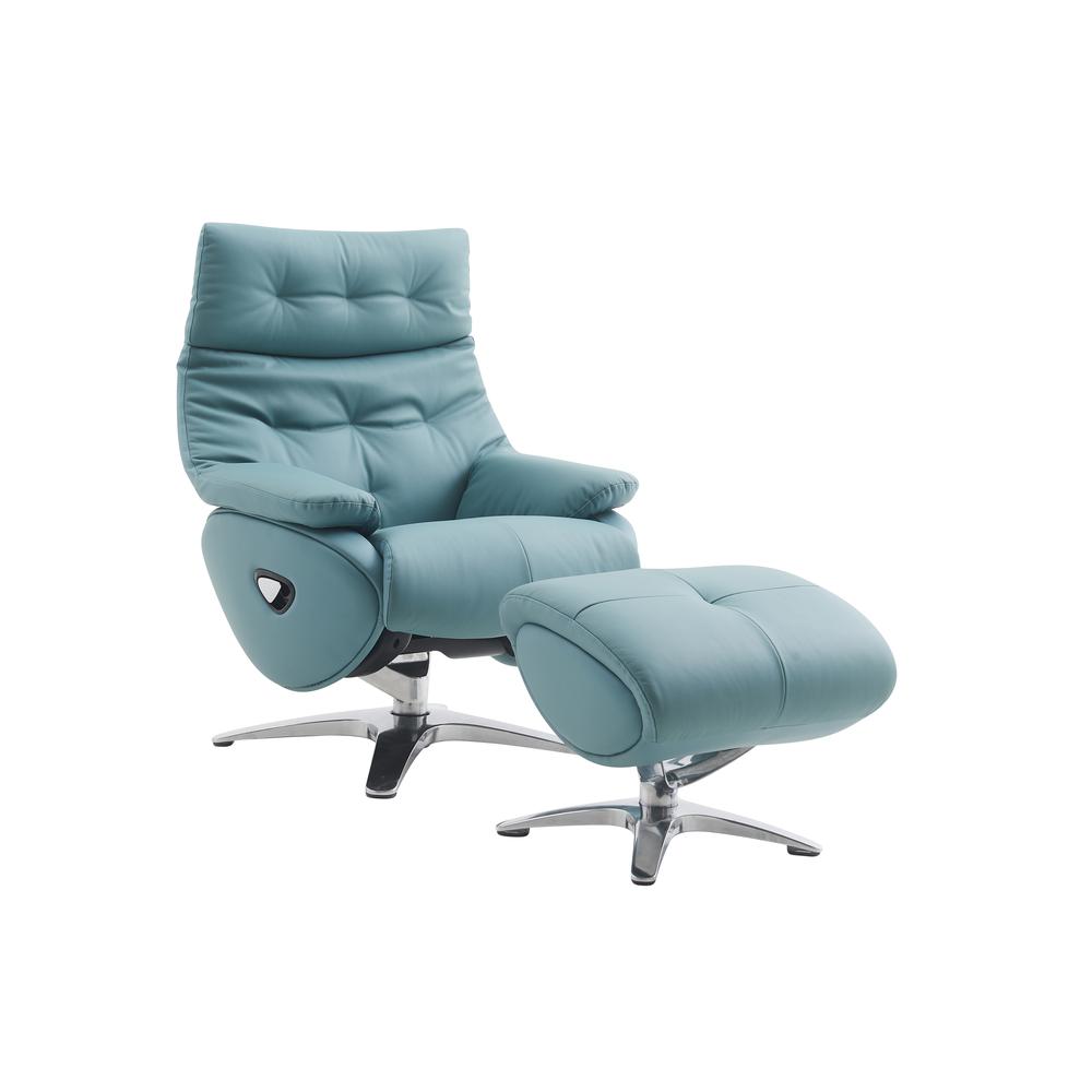 Axel 360 Degree Swivel Pedestal Recliner w/Ottoman. Picture 4