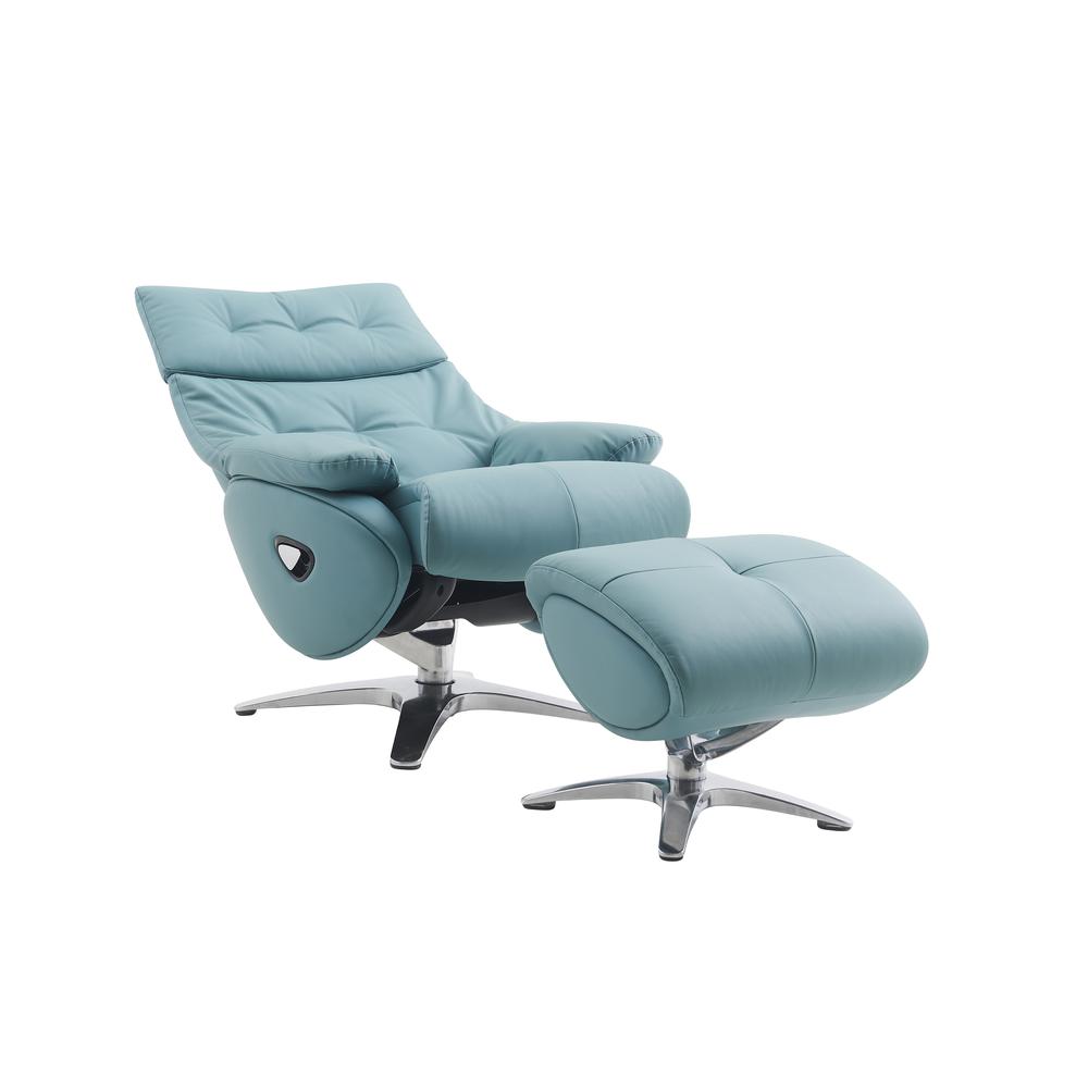 Axel 360 Degree Swivel Pedestal Recliner w/Ottoman. Picture 5