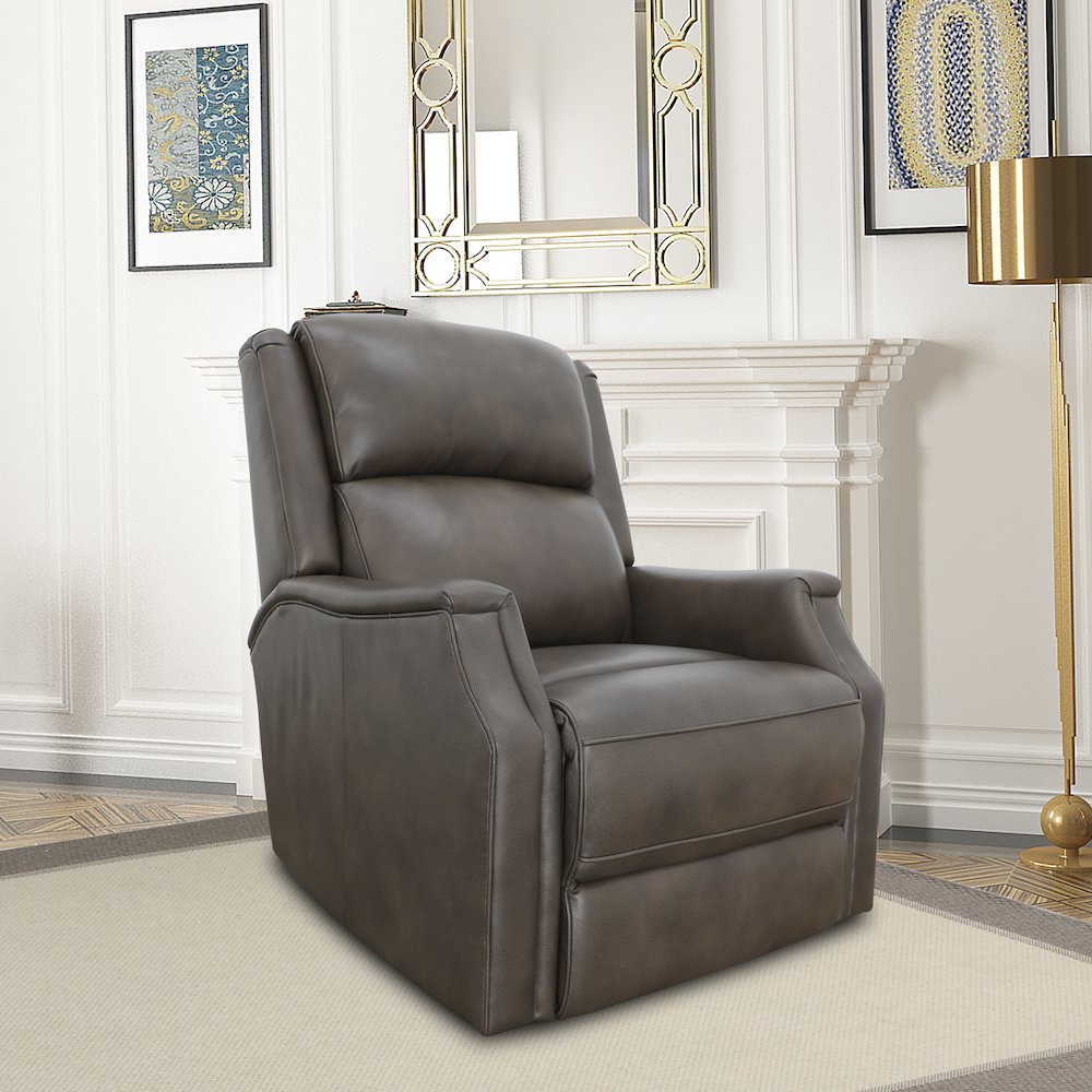 Conrad Big & Tall Power Recliner Power Head Rest & Power Lumbar. Picture 8