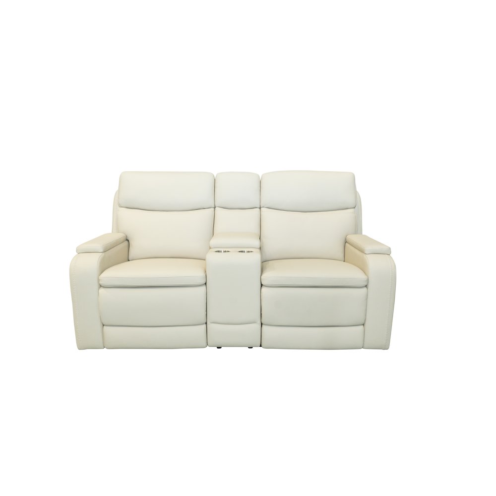 Gunner Console Loveseat Recliner Power Recline, Power Head Rests. Picture 2