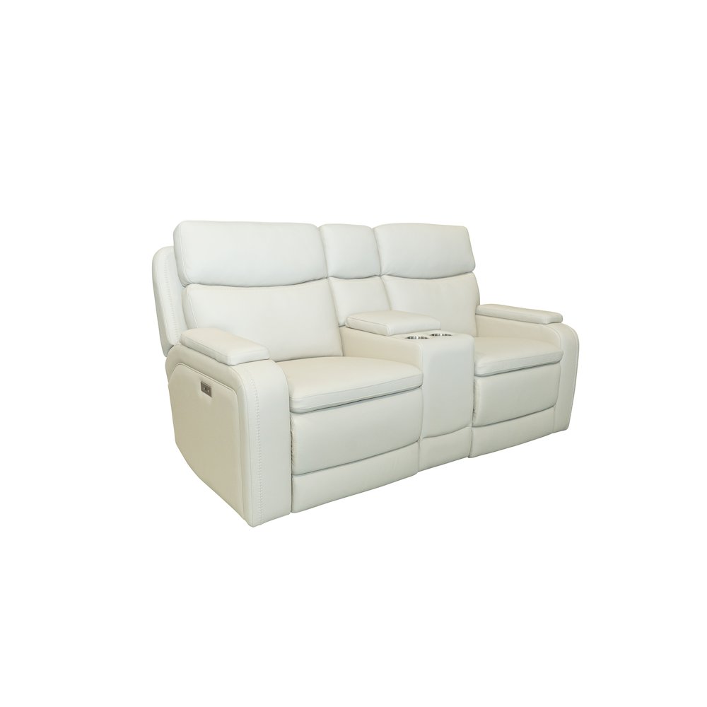 Gunner Console Loveseat Recliner Power Recline, Power Head Rests. Picture 3