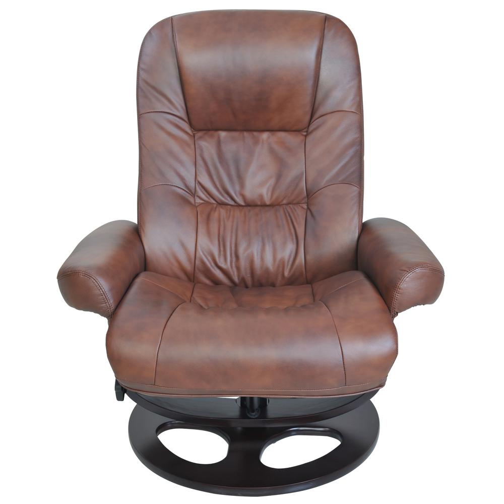 Jacque Swivel Pedestal Recliner w/Ottoman. Picture 6
