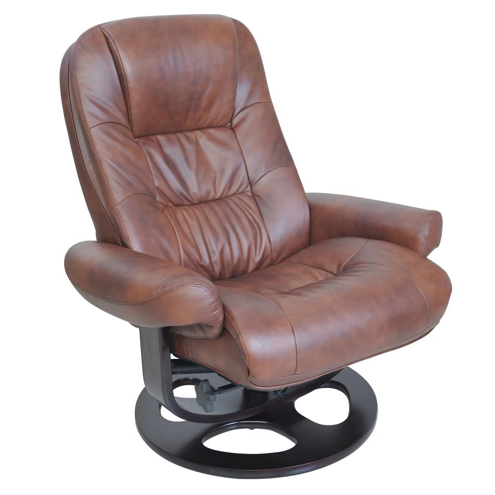Jacque Swivel Pedestal Recliner w/Ottoman. Picture 1