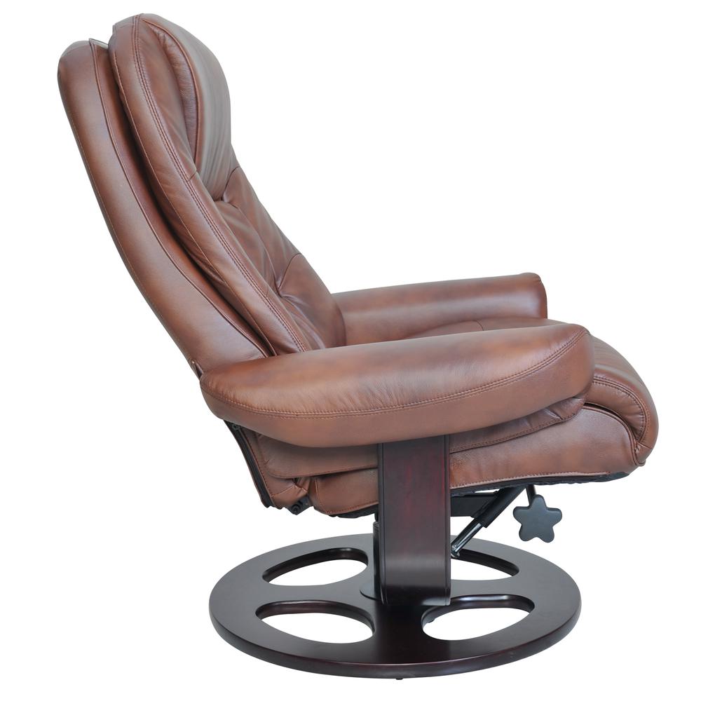 Jacque Swivel Pedestal Recliner w/Ottoman. Picture 2