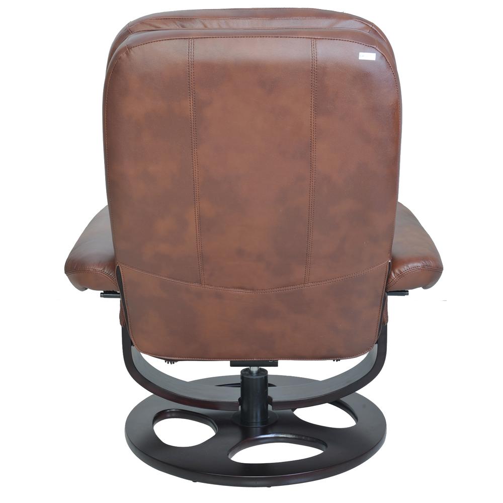 Jacque Swivel Pedestal Recliner w/Ottoman. Picture 3