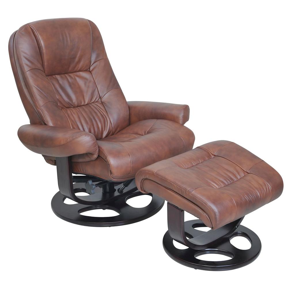 Jacque Swivel Pedestal Recliner w/Ottoman. Picture 5