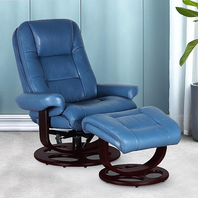Jacque Swivel Pedestal Recliner w/Ottoman. Picture 7