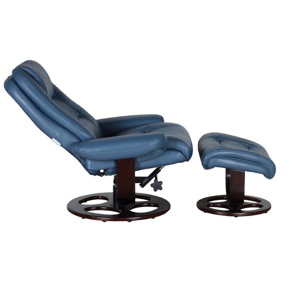 Jacque Swivel Pedestal Recliner w/Ottoman. Picture 4