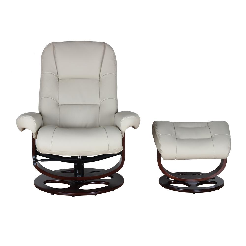 Jacque Swivel Pedestal Recliner w/Ottoman. Picture 4