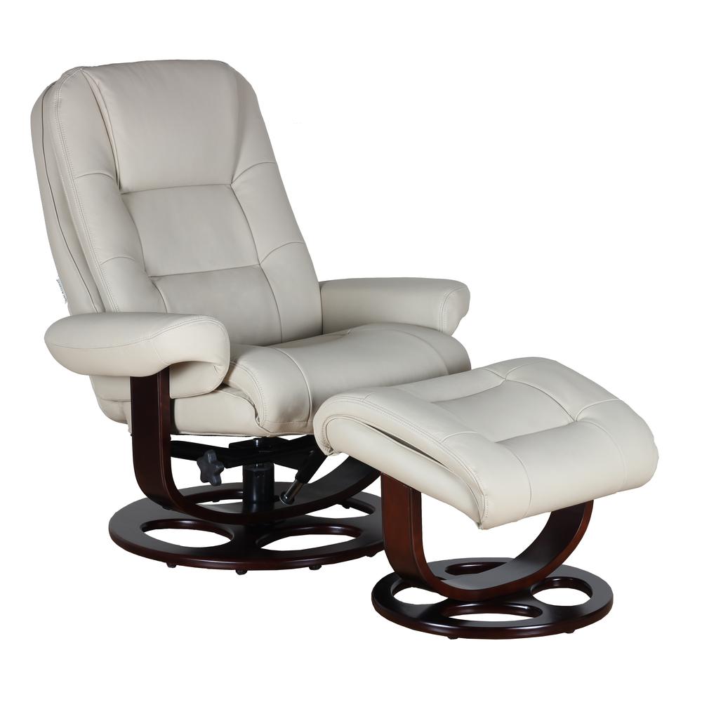 Jacque Swivel Pedestal Recliner w/Ottoman. Picture 1