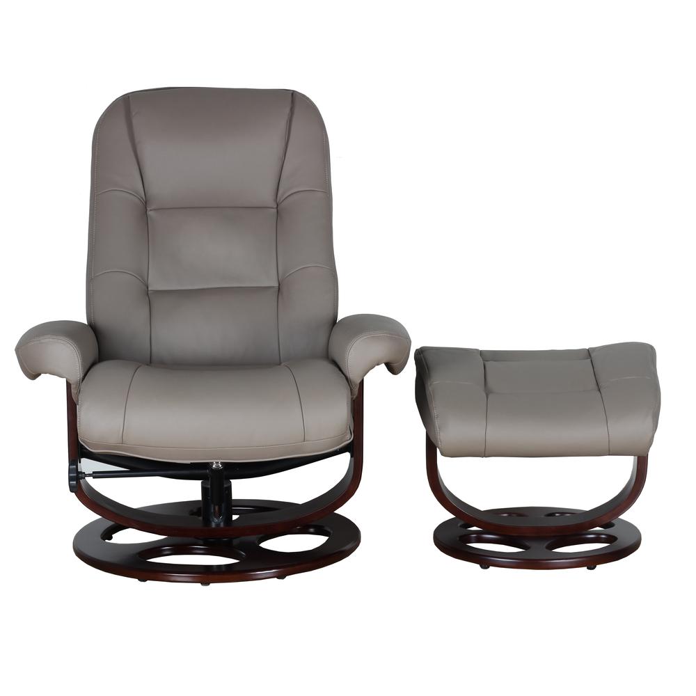 Jacque Swivel Pedestal Recliner w/Ottoman. Picture 4