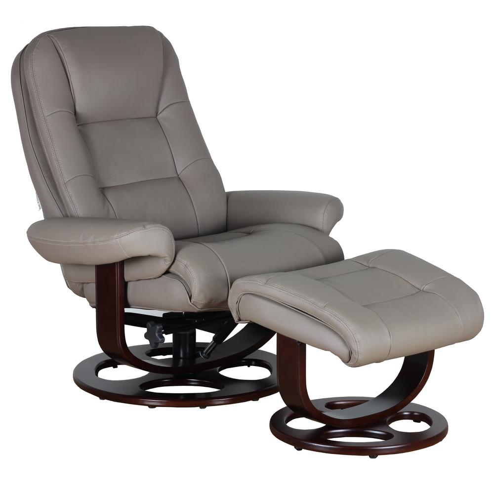 Jacque Swivel Pedestal Recliner w/Ottoman. Picture 1