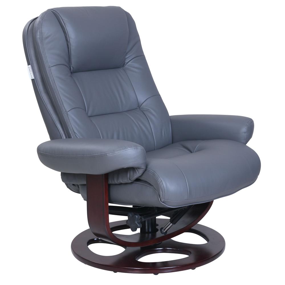 Jacque Swivel Pedestal Recliner w/Ottoman. Picture 2