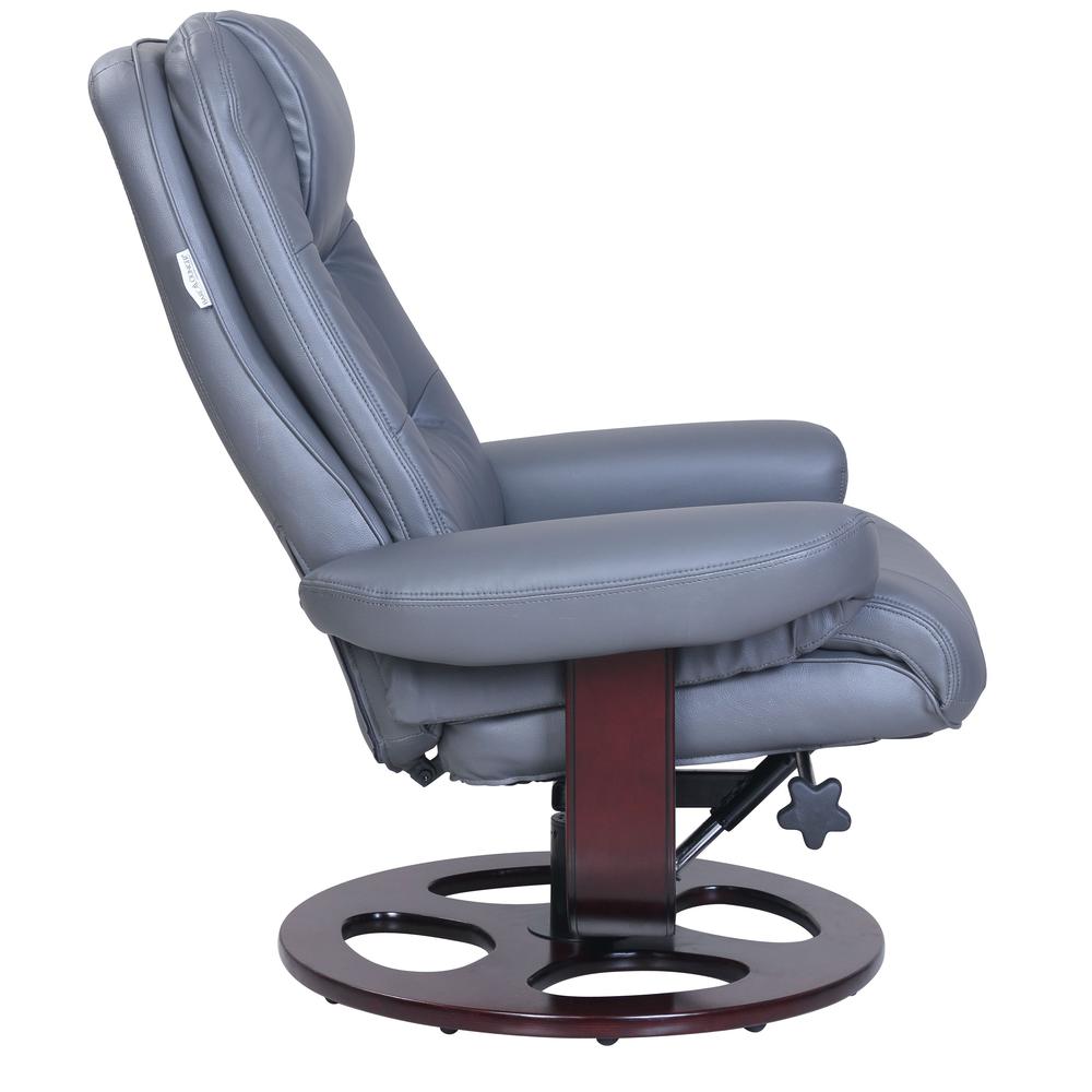 Jacque Swivel Pedestal Recliner w/Ottoman. Picture 5