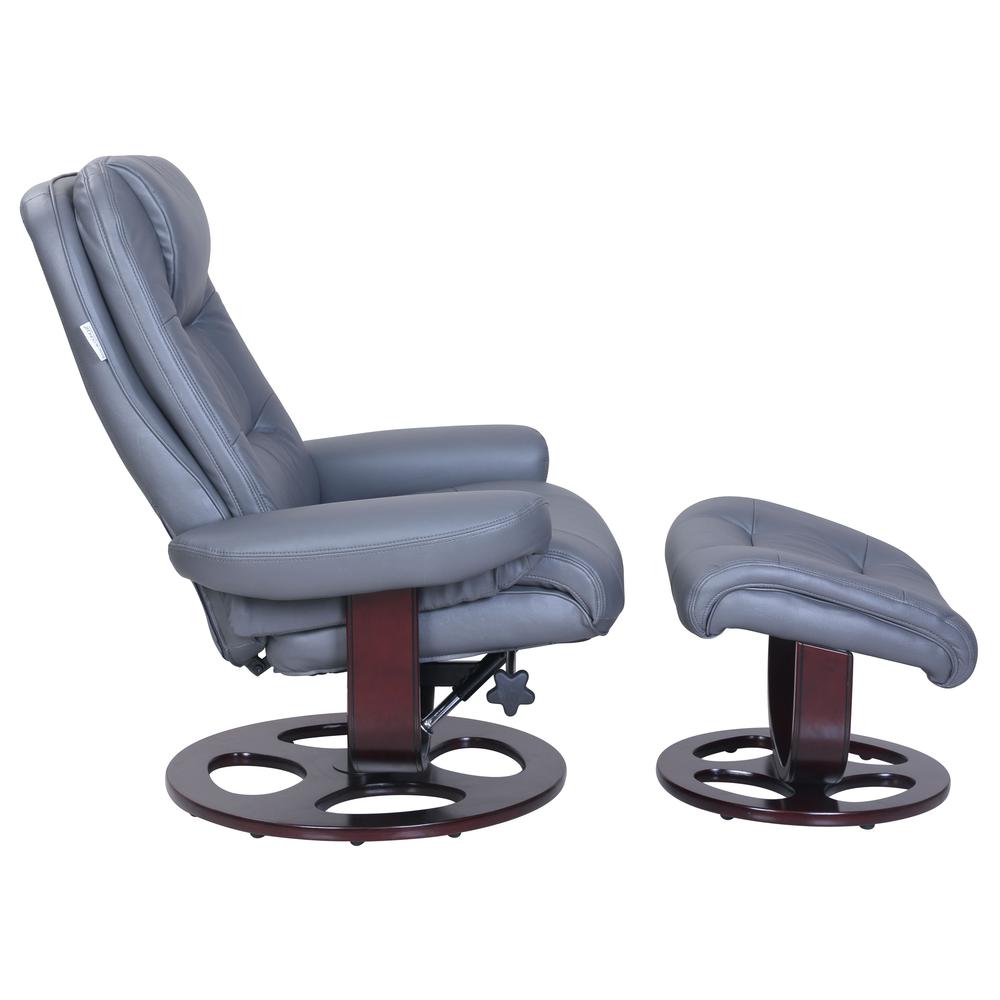 Jacque Swivel Pedestal Recliner w/Ottoman. Picture 8