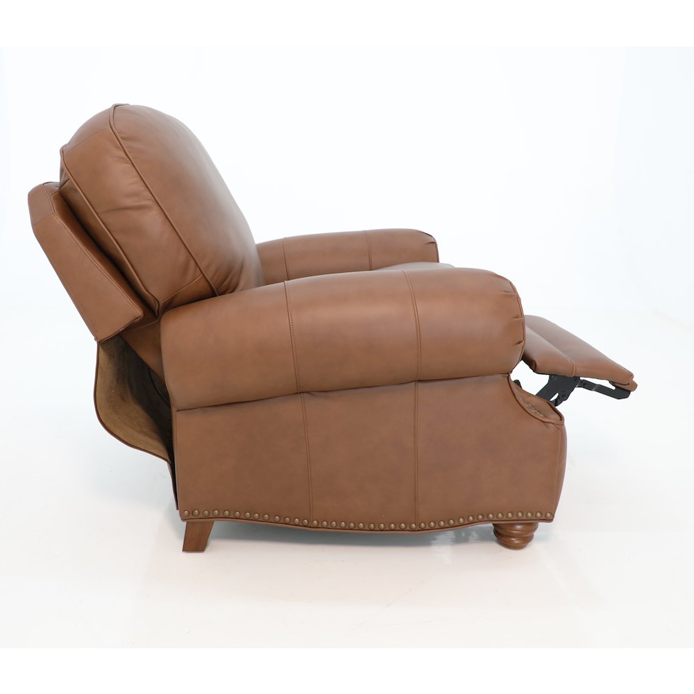 Longhorn Push Thru The Arms Recliner. Picture 3